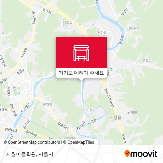 지월마을회관 지도