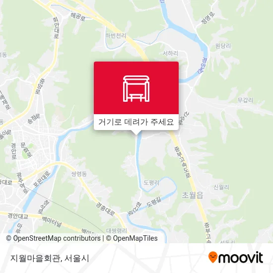 지월마을회관 지도