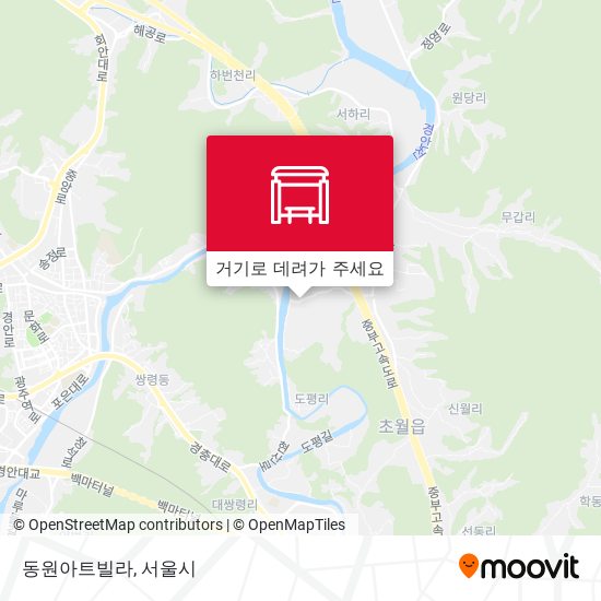 동원아트빌라 지도