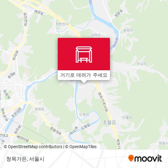 청목가든 지도