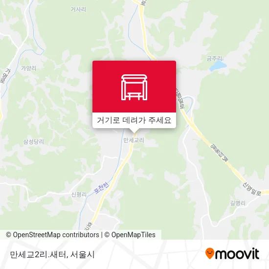 만세교2리.새터 지도