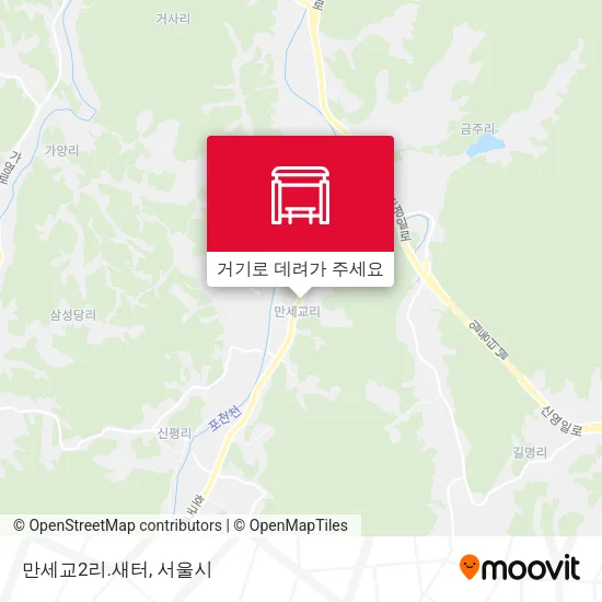 만세교2리.새터 지도
