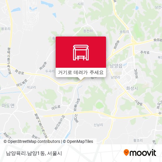 남양육리.남양1동 지도
