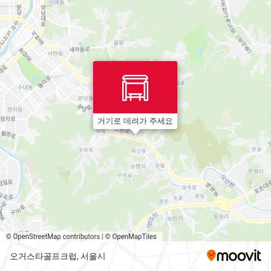 오거스타골프크럽 지도