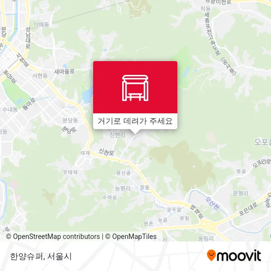 한양슈퍼 지도