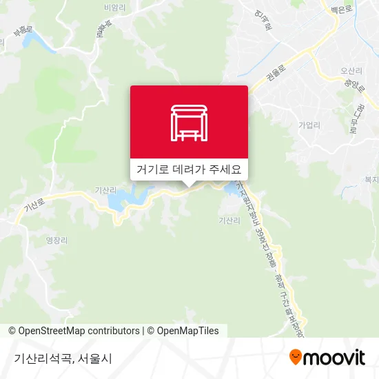 기산리석곡 지도
