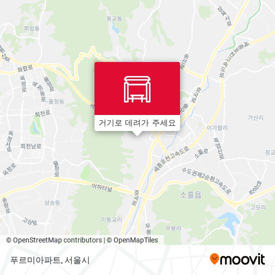 푸르미아파트 지도