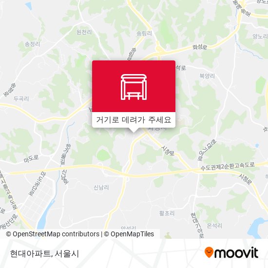 현대아파트 지도