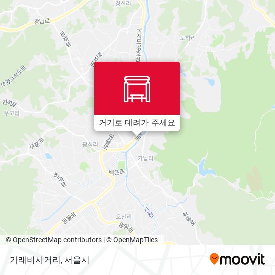 가래비사거리 지도