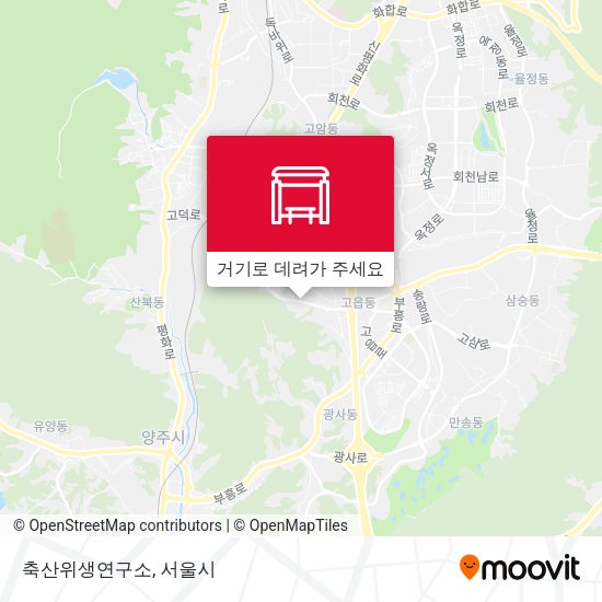 축산위생연구소 지도