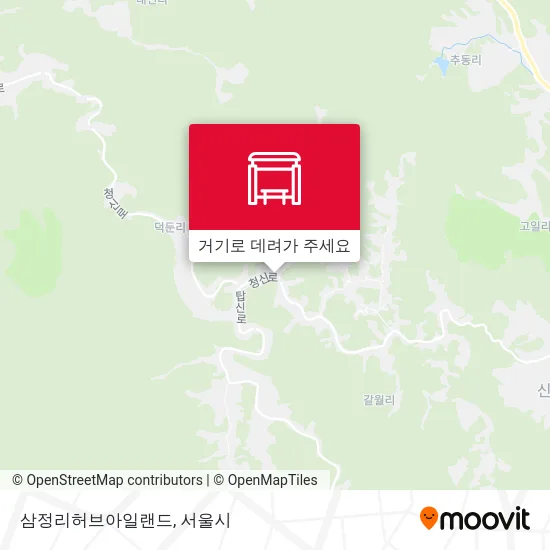 삼정리허브아일랜드 지도