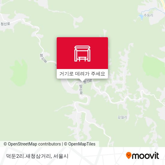 덕둔2리.새청삼거리 지도