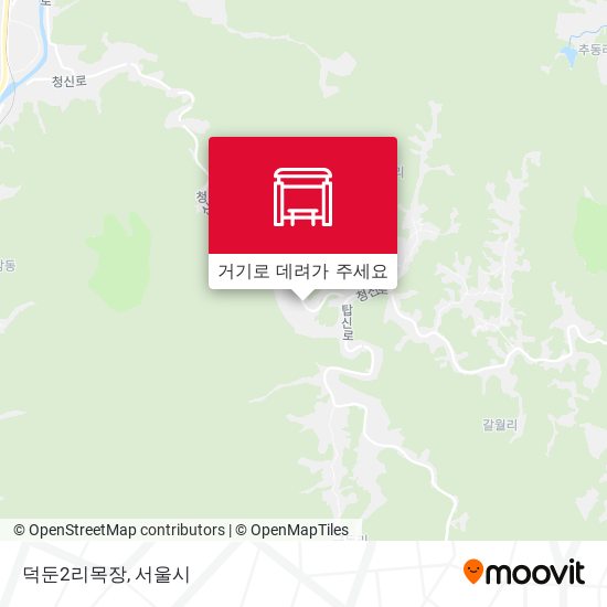 덕둔2리목장 지도