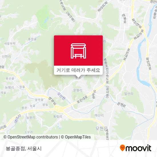 봉골종점 지도
