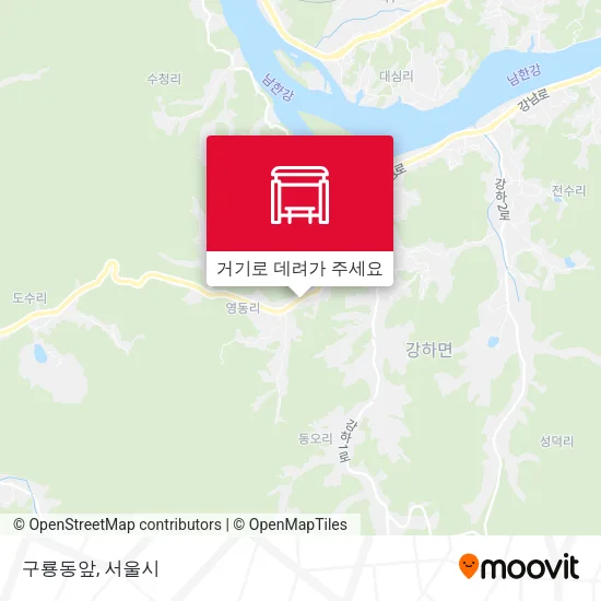 구룡동앞 지도