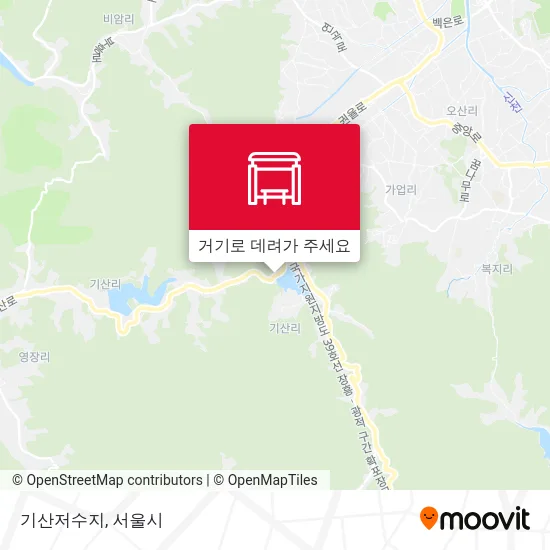 기산저수지 지도