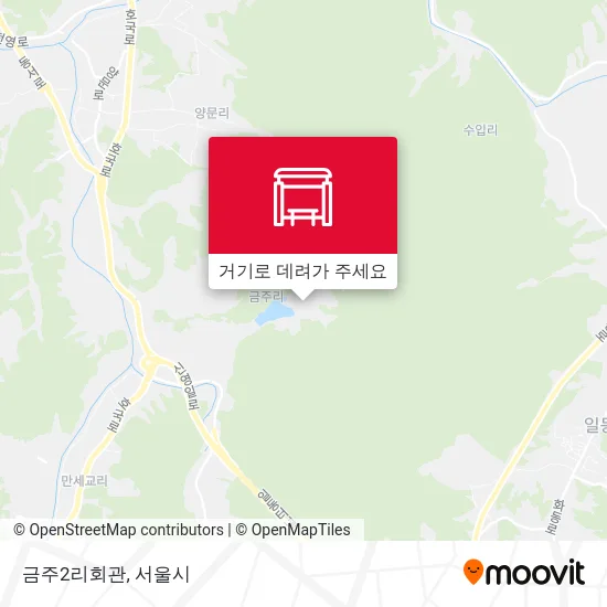 금주2리회관 지도
