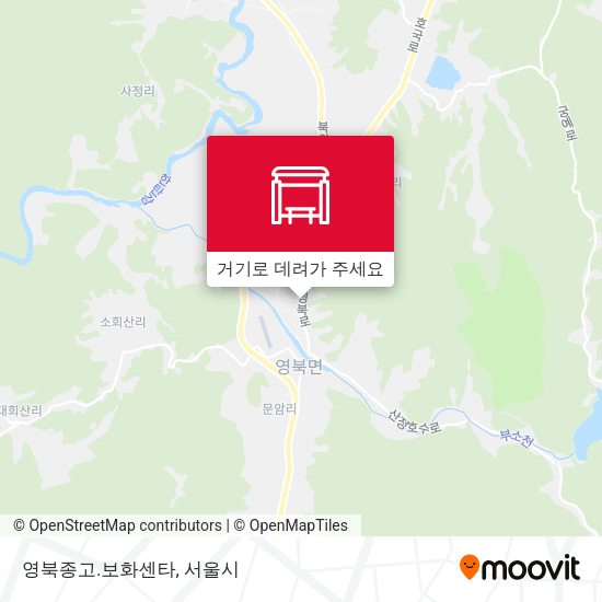 영북종고.보화센타 지도