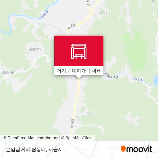문암삼거리.탑동네 지도