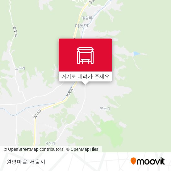 원평마을 지도