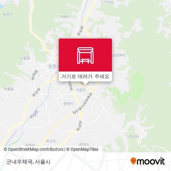 군내우체국 지도