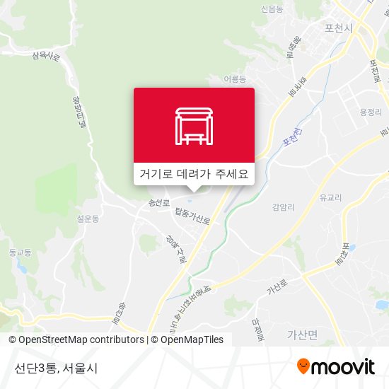 선단3통 지도