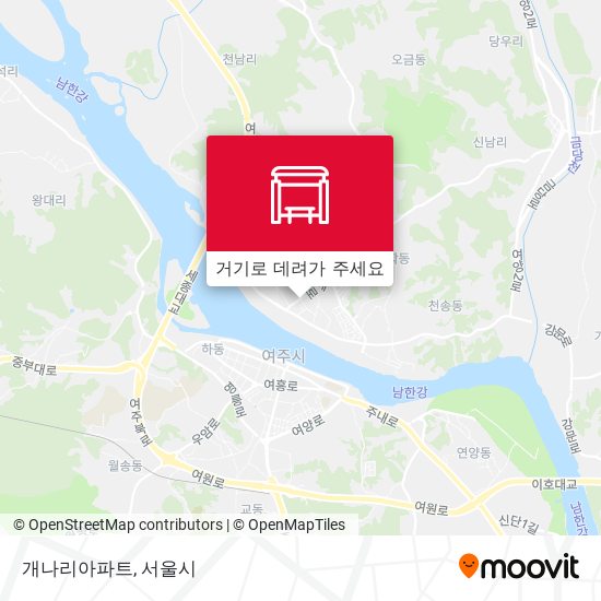 개나리아파트 지도