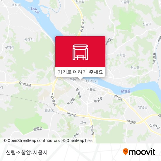 산림조합앞 지도
