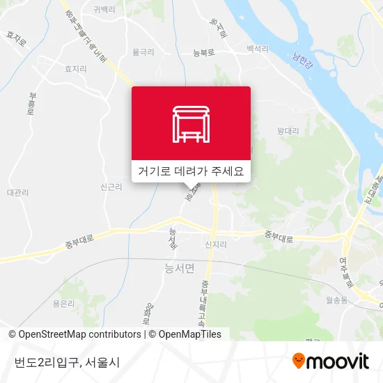 번도2리입구 지도