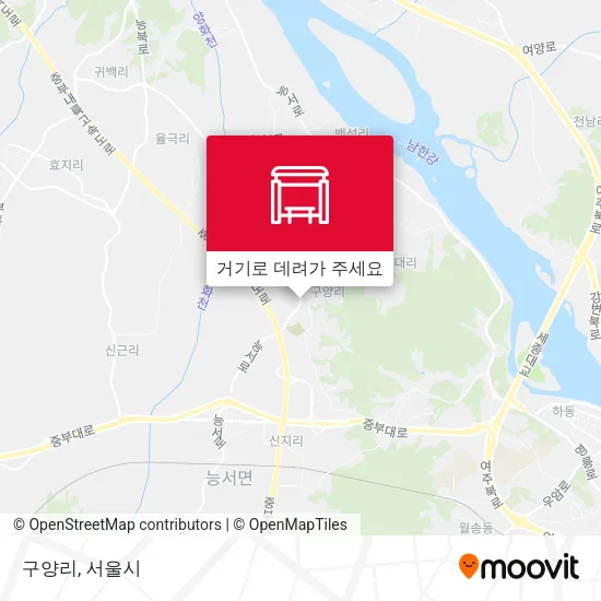 구양리 지도