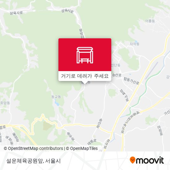 설운체육공원앞 지도