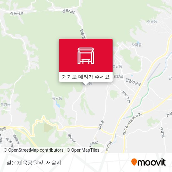 설운체육공원앞 지도