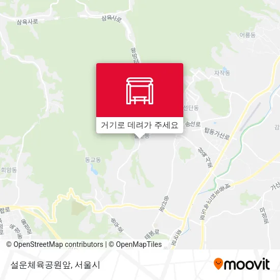 설운체육공원앞 지도