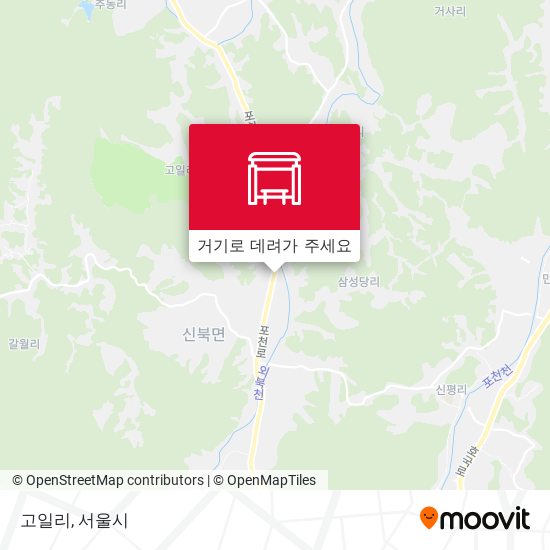 고일리 지도