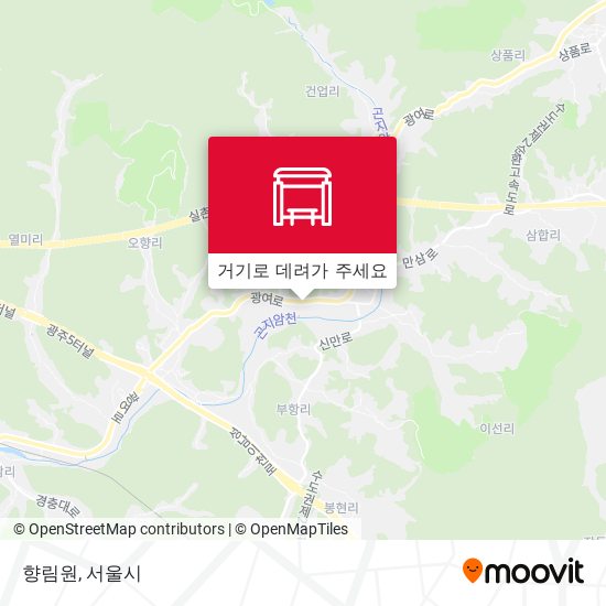 향림원 지도