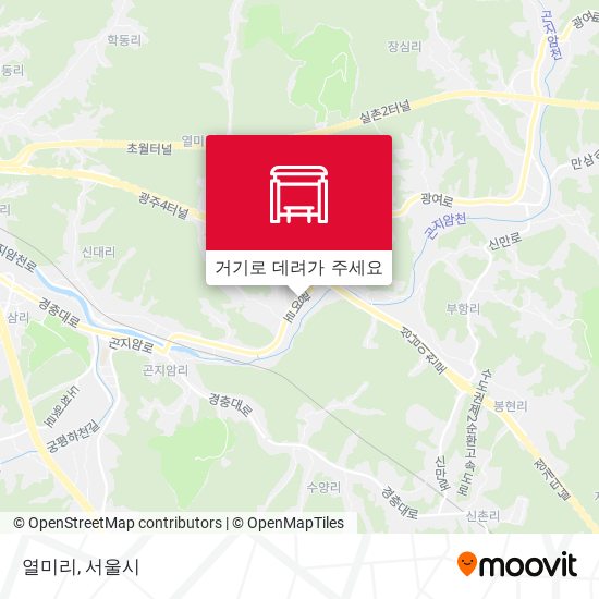 열미리 지도