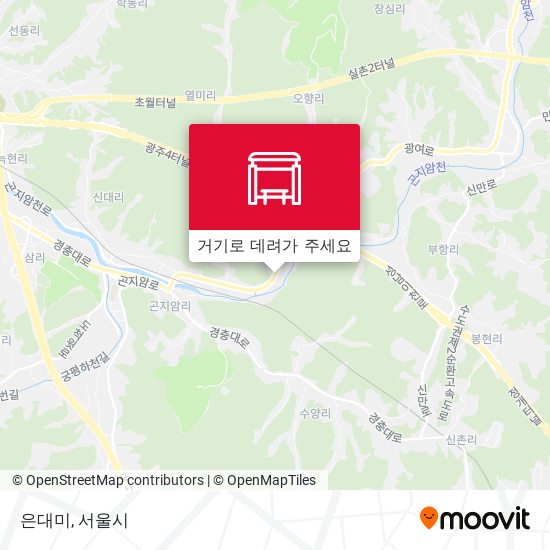 은대미 지도