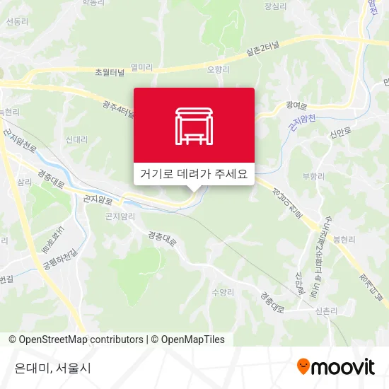 은대미 지도