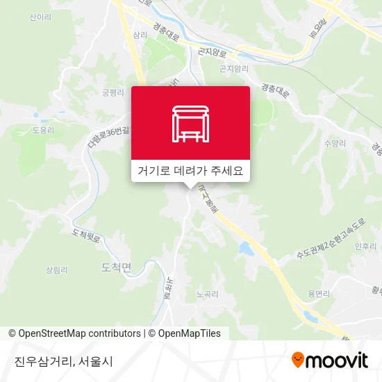 진우삼거리 지도