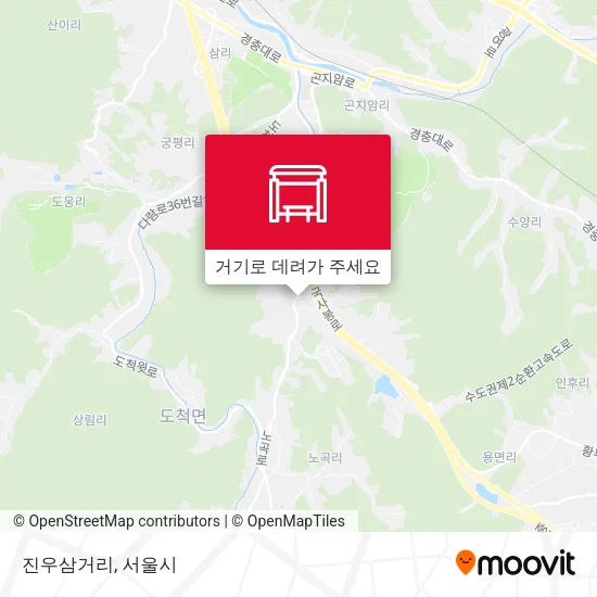 진우삼거리 지도