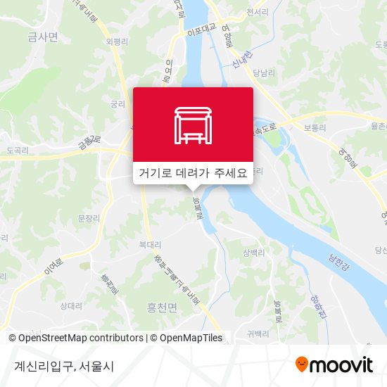 계신리입구 지도