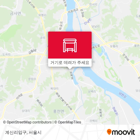 계신리입구 지도