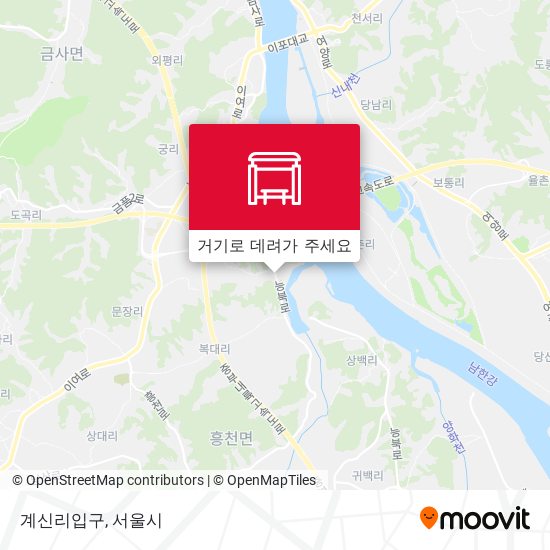 계신리입구 지도