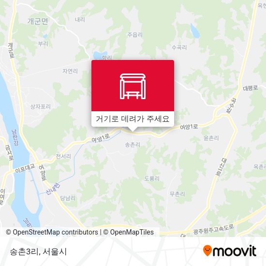 송촌3리 지도