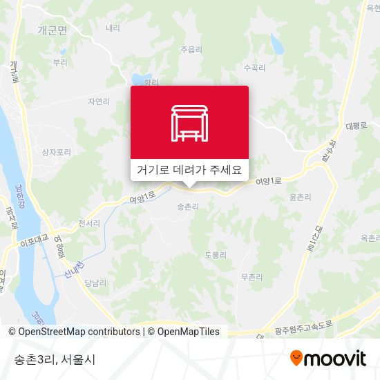 송촌3리 지도