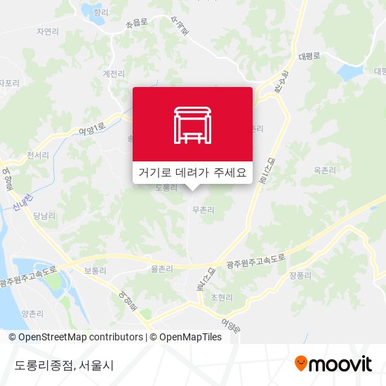 도롱리종점 지도