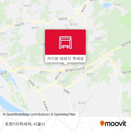 초현1리위새재 지도