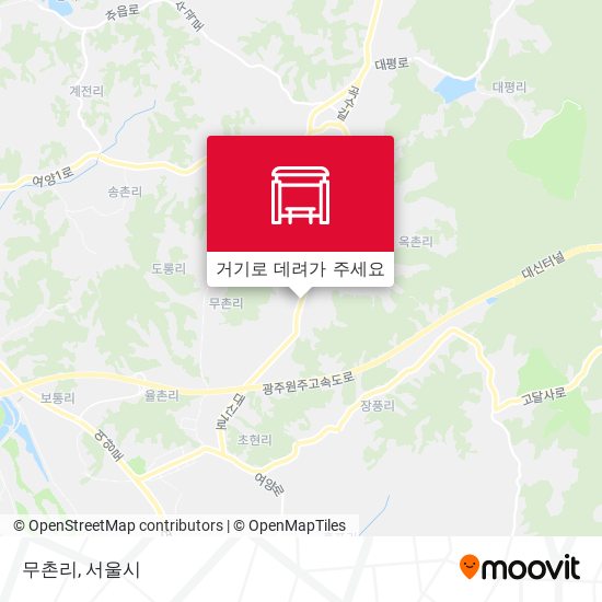 무촌리 지도