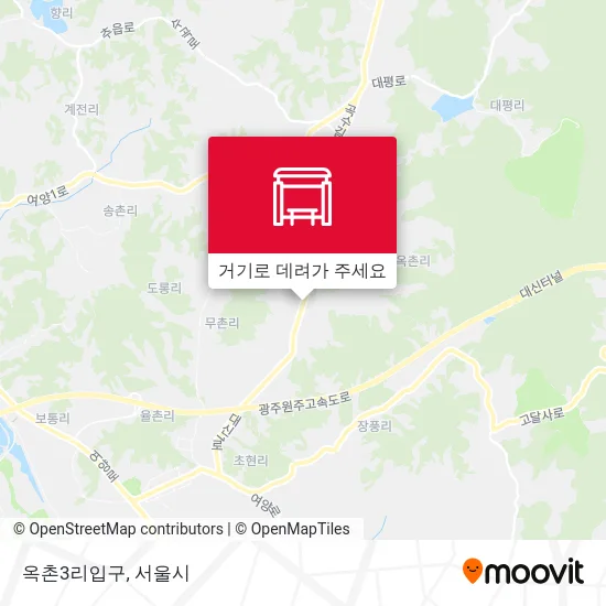 옥촌3리입구 지도