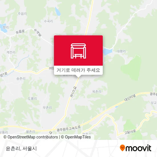 윤촌리 지도